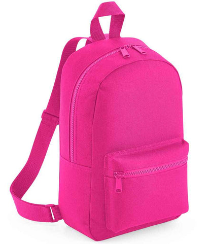 BagBase Mini Essential Fashion Backpack in Fuchsia