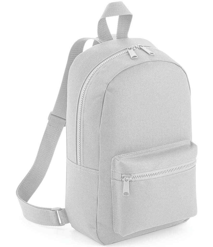 BagBase Mini Essential Fashion Backpack in Light Grey