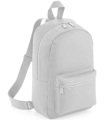 BagBase Mini Essential Fashion Backpack in Light Grey