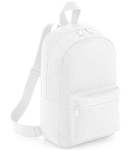 BagBase Mini Essential Fashion Backpack in White