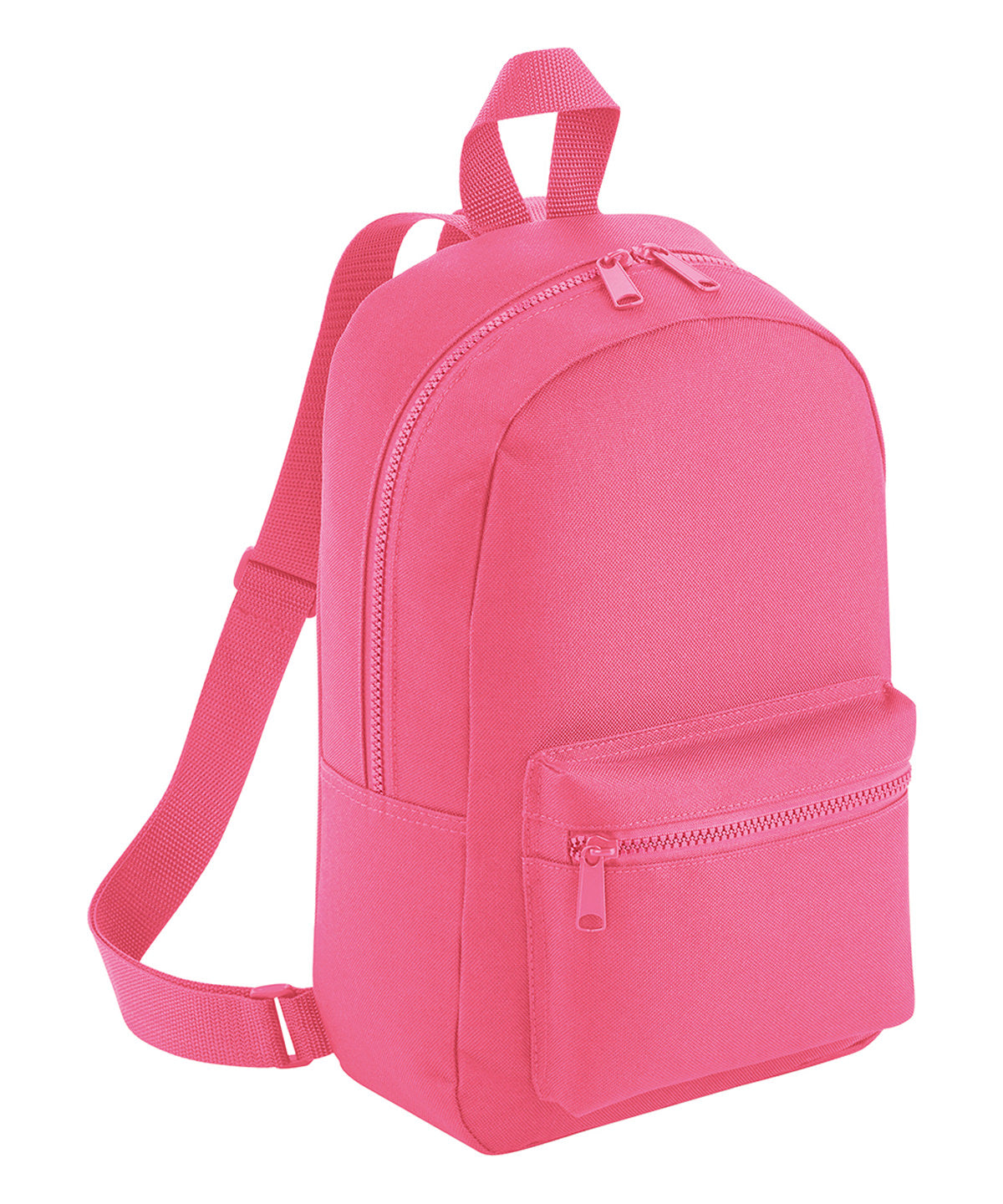 BagBase Mini essential fashion backpack Candy Pink