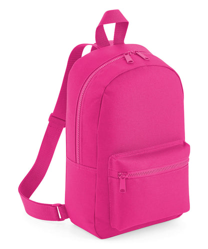 BagBase Mini essential fashion backpack Fuchsia