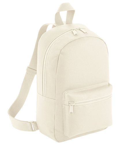 BagBase Mini essential fashion backpack Natural