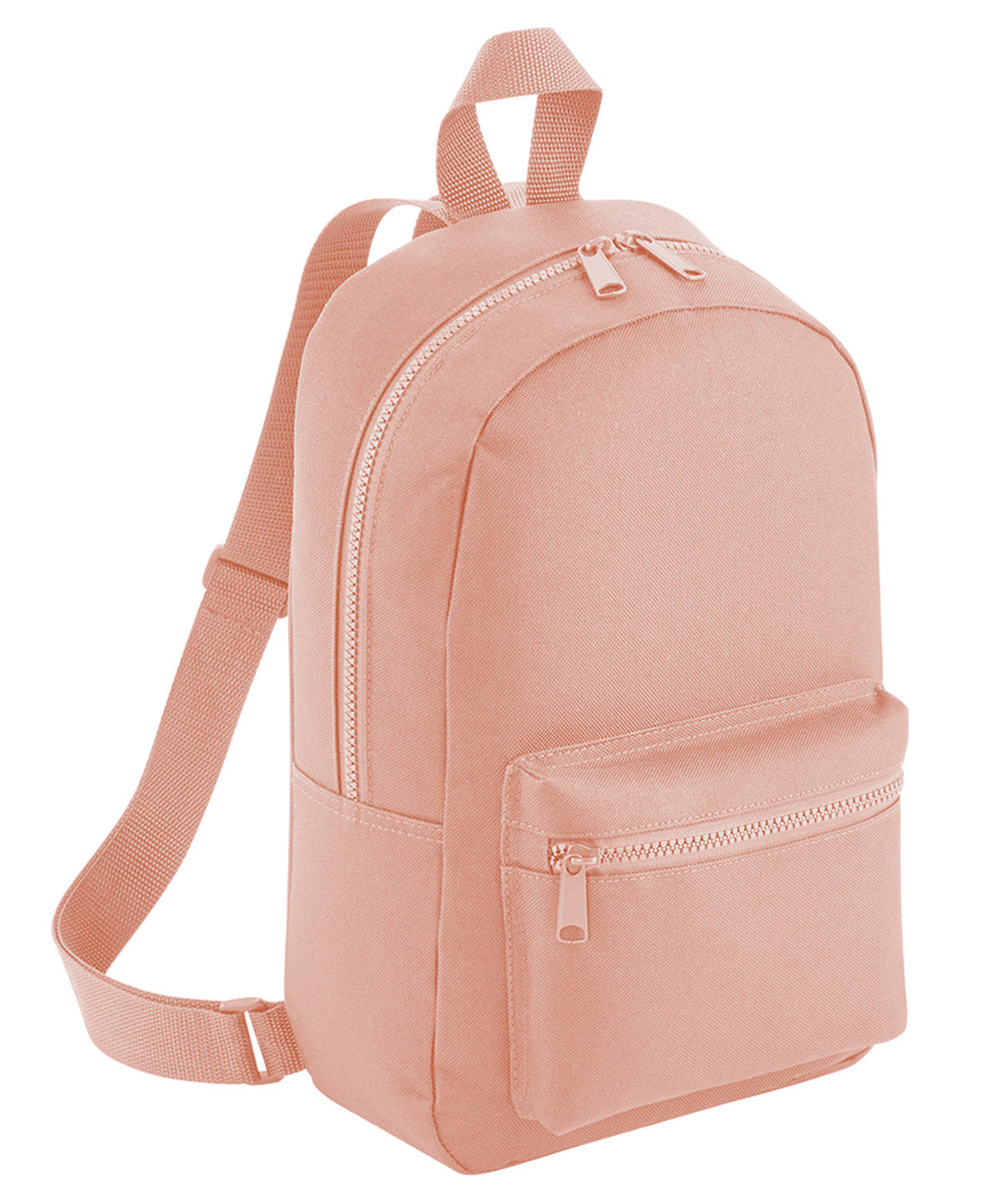 BagBase Mini essential fashion backpack Peach