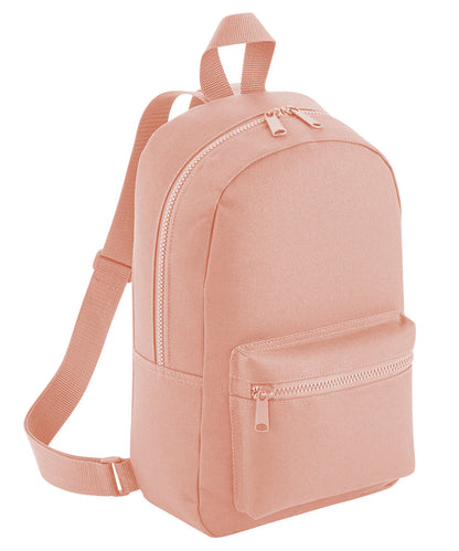 BagBase Mini essential fashion backpack Peach