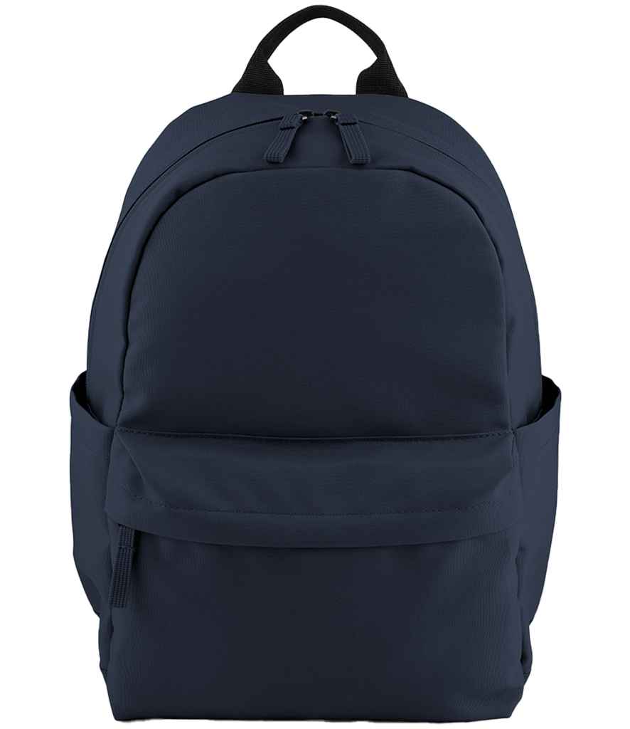BagBase Premium Recycled Mini Backpack in Navy
