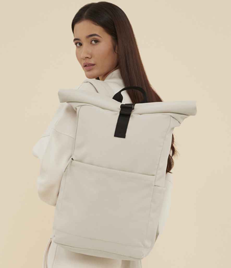 BagBase Premium Recycled Roll-Top Backpack - model image