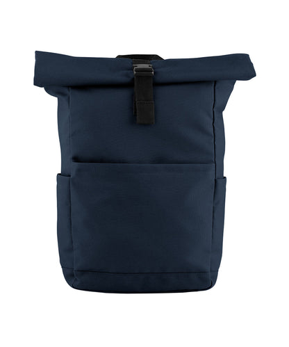 BagBase Premium Recycled Roll Top Backpack Navy