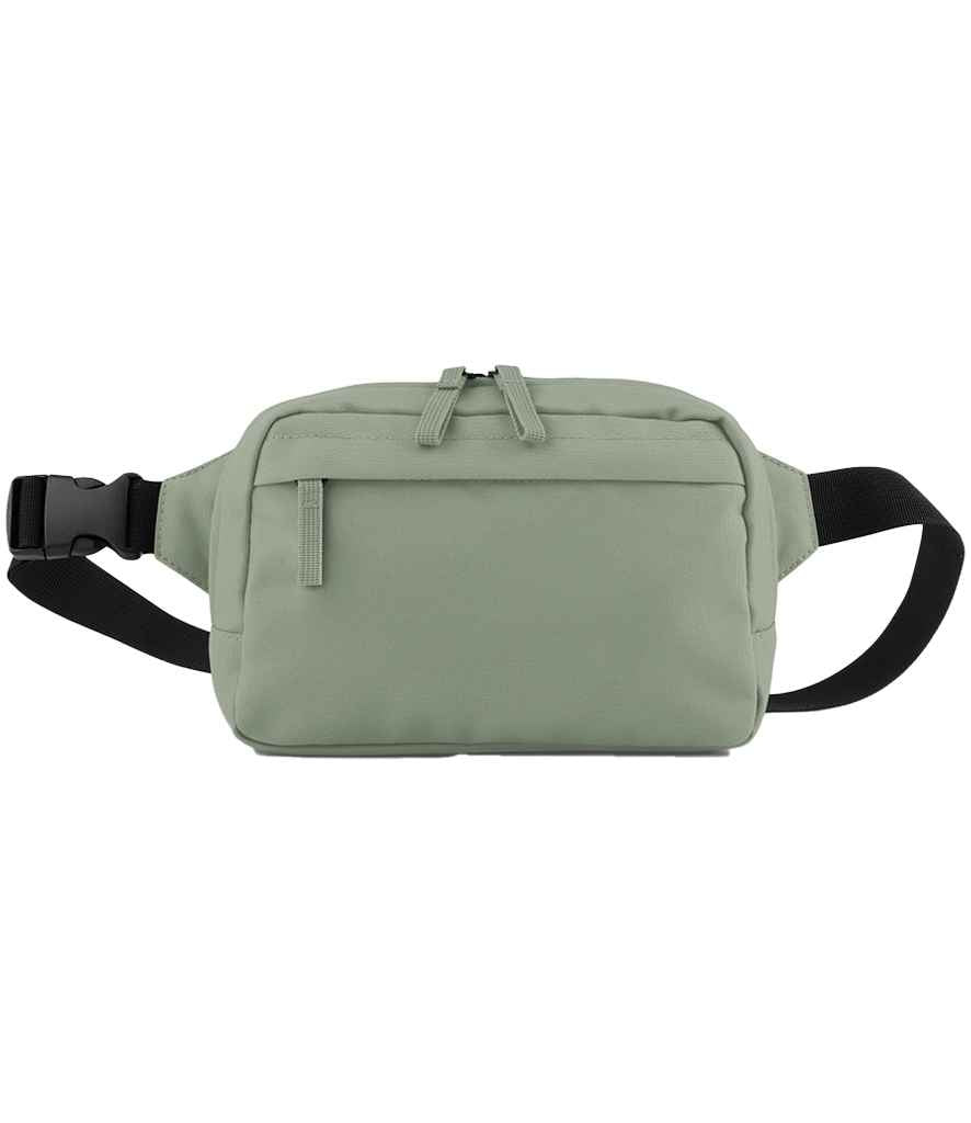 BagBase Premium Recycled Cross Body Bag in Dusty Green