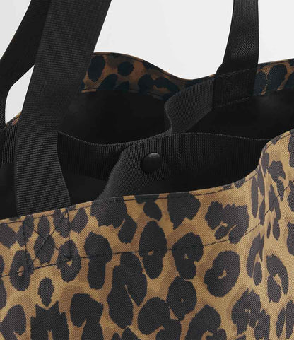 BagBase Leopard Print Carryall Tote Bag