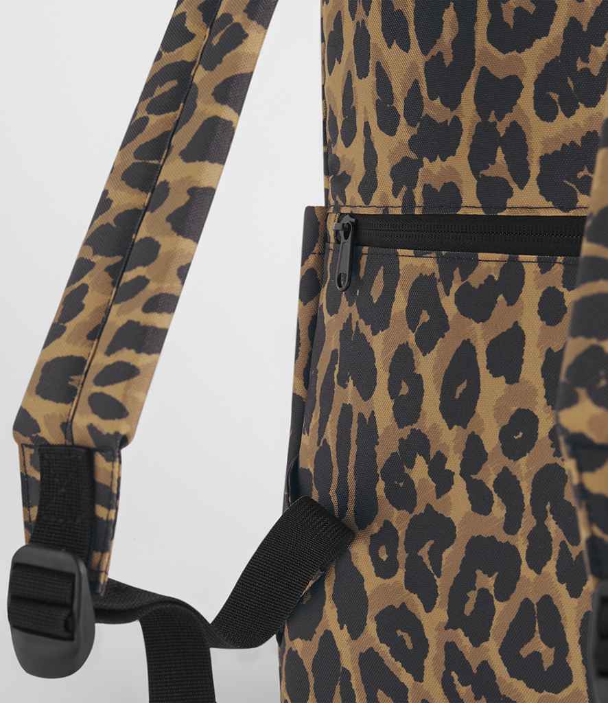 BagBase Leopard Print Backpack