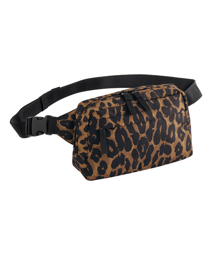 Leopard print cross-body bag