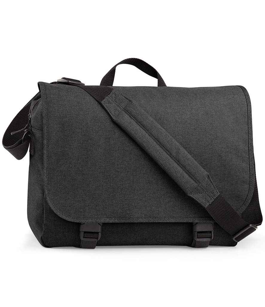 BagBase Two Tone Digital Messenger Bag in Anthracite