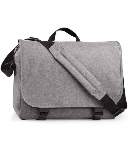 BagBase Two Tone Digital Messenger Bag in Grey Marl