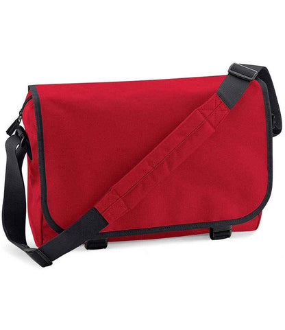 BagBase Messenger Bag in Classic Red