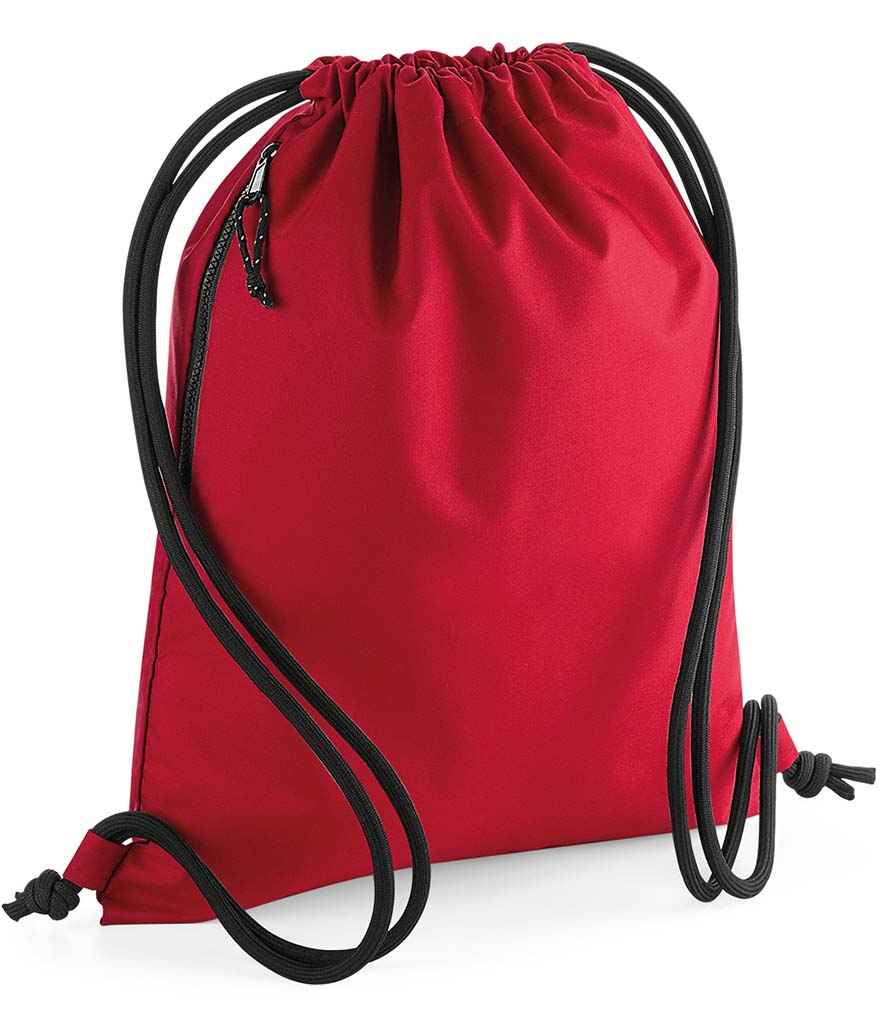BagBase Recycled Gymsac in Classic Red