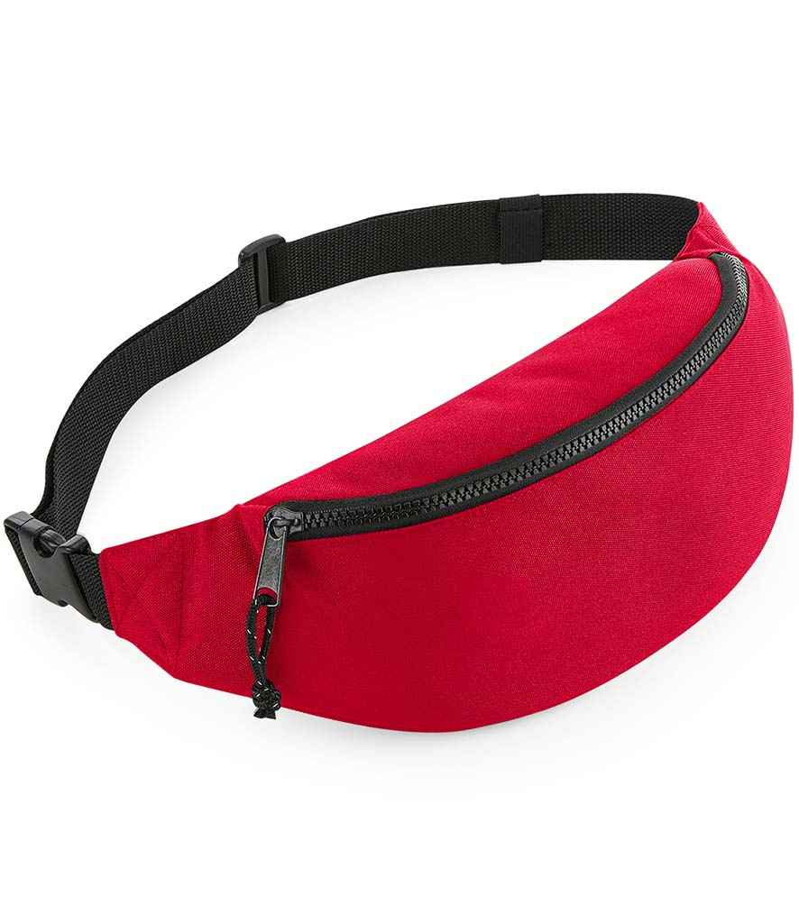 BagBase Recycled Belt Bag in Classic Red