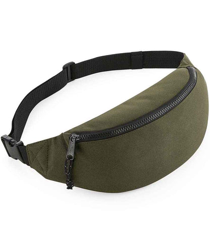 BagBase Recycled Belt Bag in Military Green