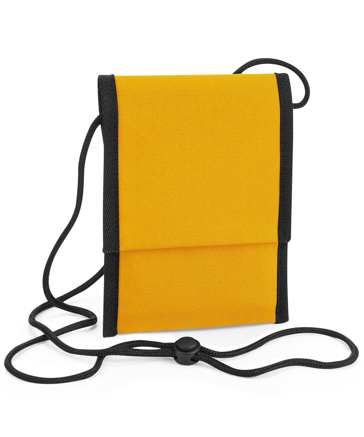 BagBase Recycled cross body pouch Mustard