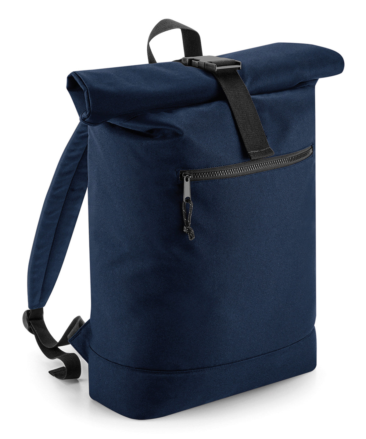 BagBase Recycled rolled-top backpack Navy
