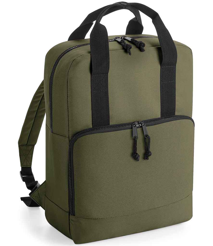 BagBase Recycled Twin Handle Cooler Backpack - model image