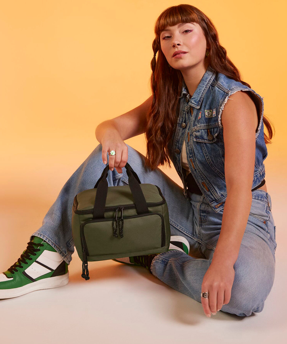 BagBase Recycled mini cooler bag Black