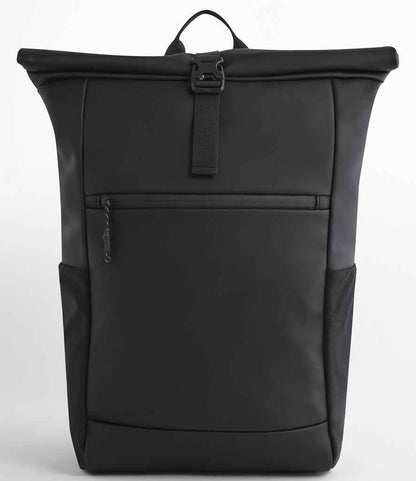 BagBase Athlux Roll-Top Backpack in Black
