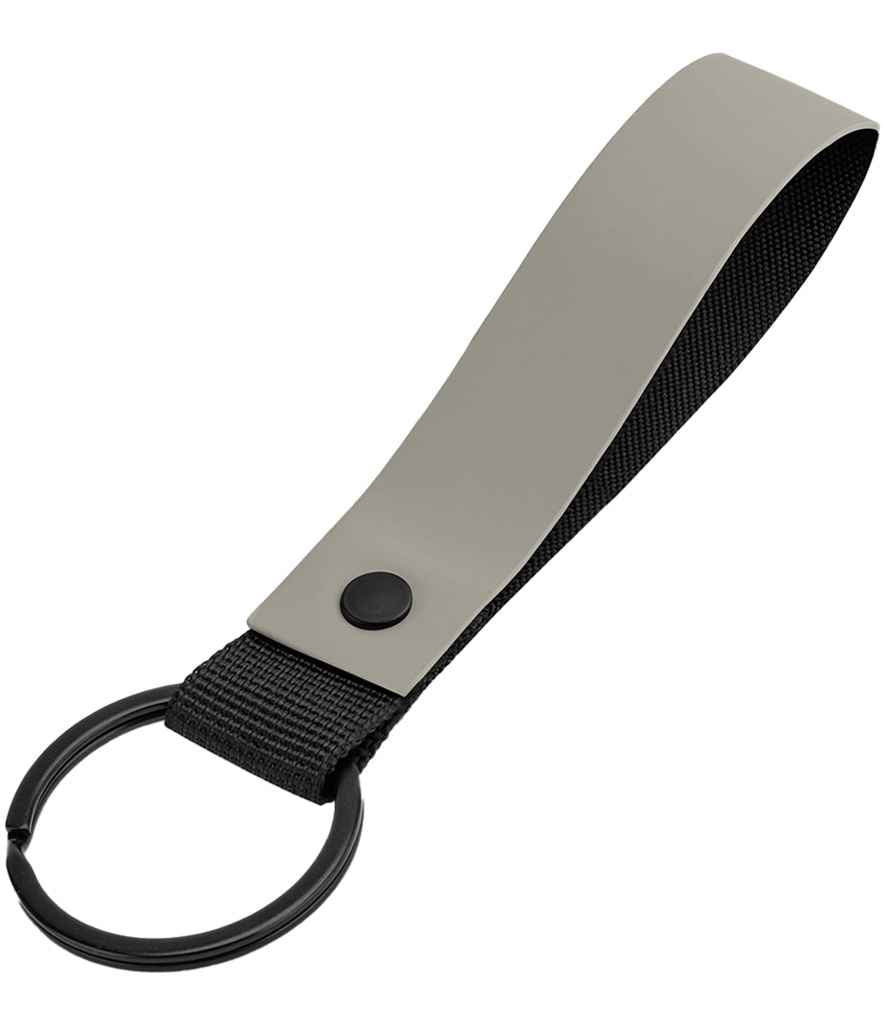 BagBase Matte PU Key Ring - model image