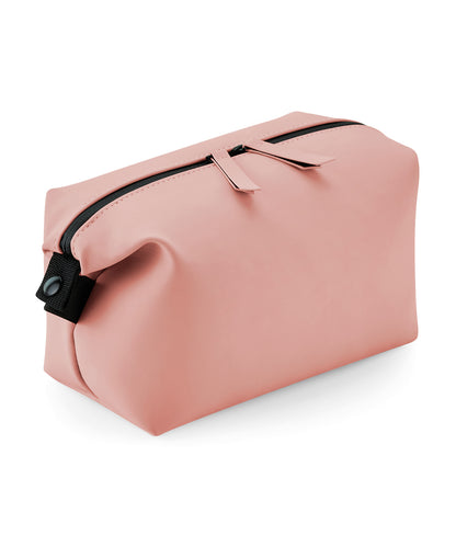 BagBase Matte PU accessory pouch Nude Pink