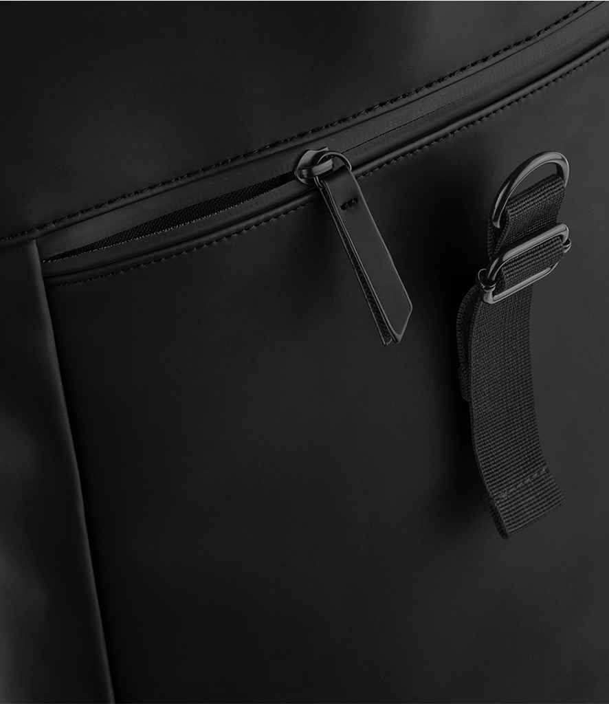 BagBase Matte PU Roll-Top Backpack