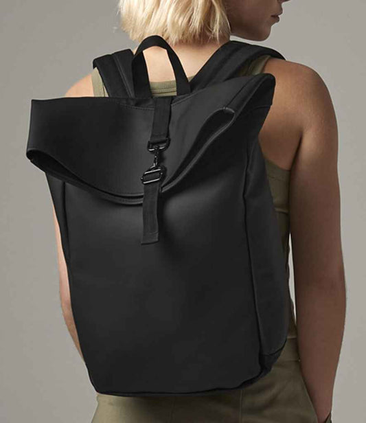BagBase BagBase Matte PU Roll-Top Backpack