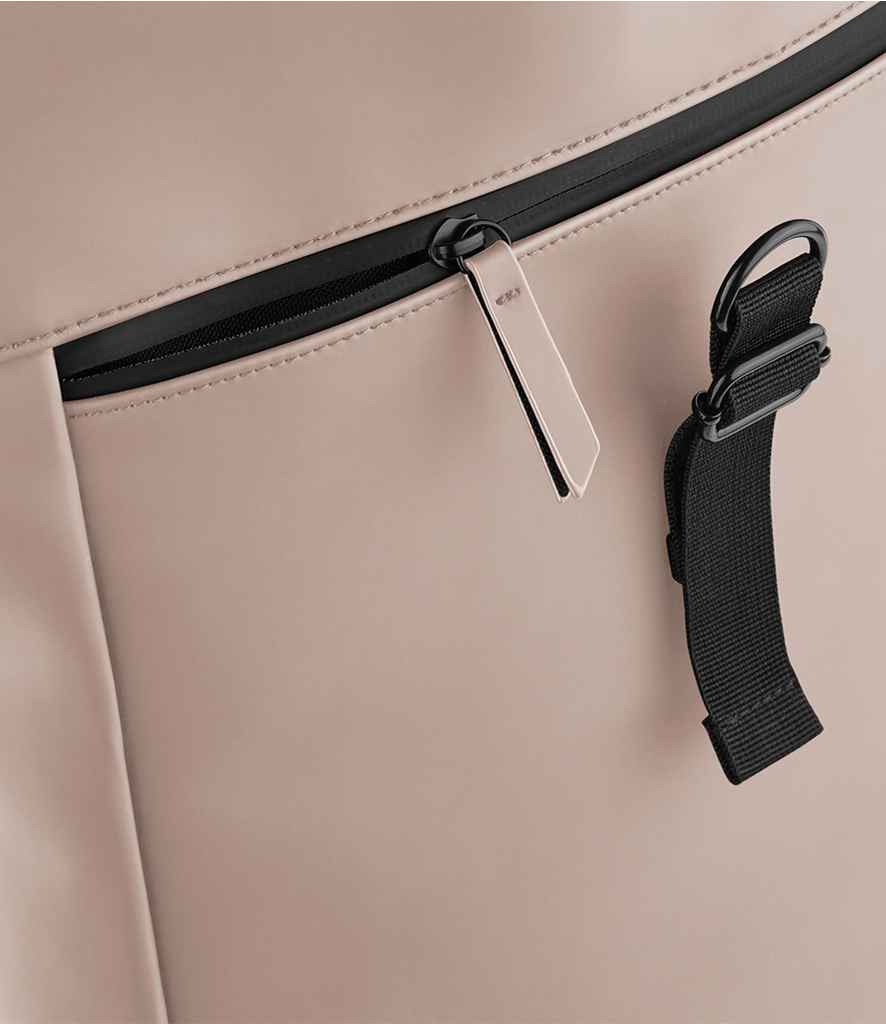 BagBase Matte PU Roll-Top Backpack