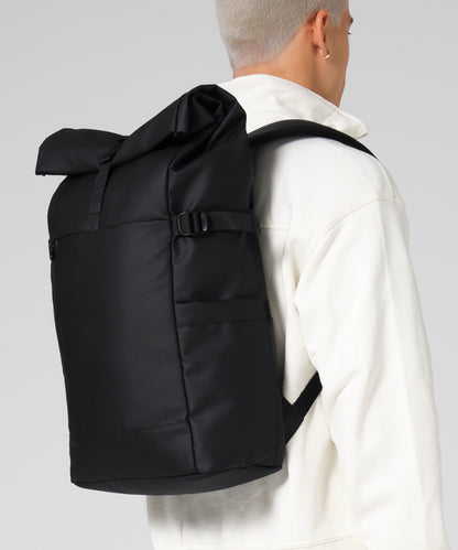 BagBase Everyday carry 25 litre roll-top backpack Black
