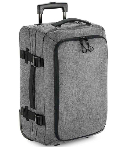BagBase Escape Carry-On Wheelie Bag in Grey Marl