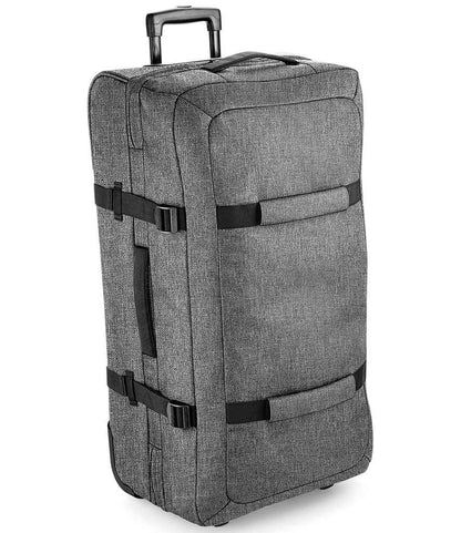 BagBase Escape Check-In Wheelie Bag in Grey Marl