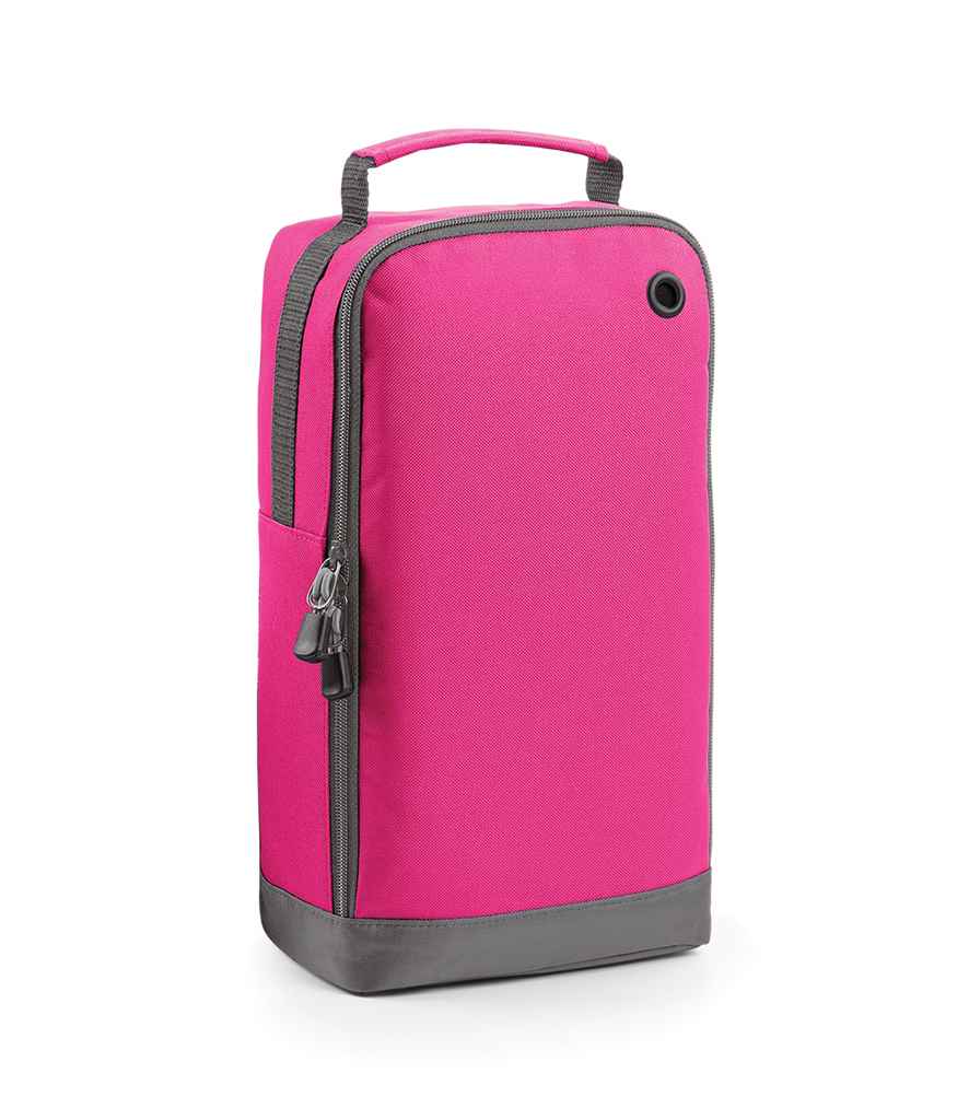 BagBase Athleisure Sports Shoe/Accessory Bag in Fuchsia