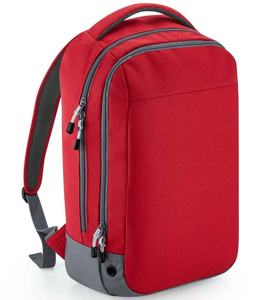 BagBase Athleisure Sports Backpack in Classic Red