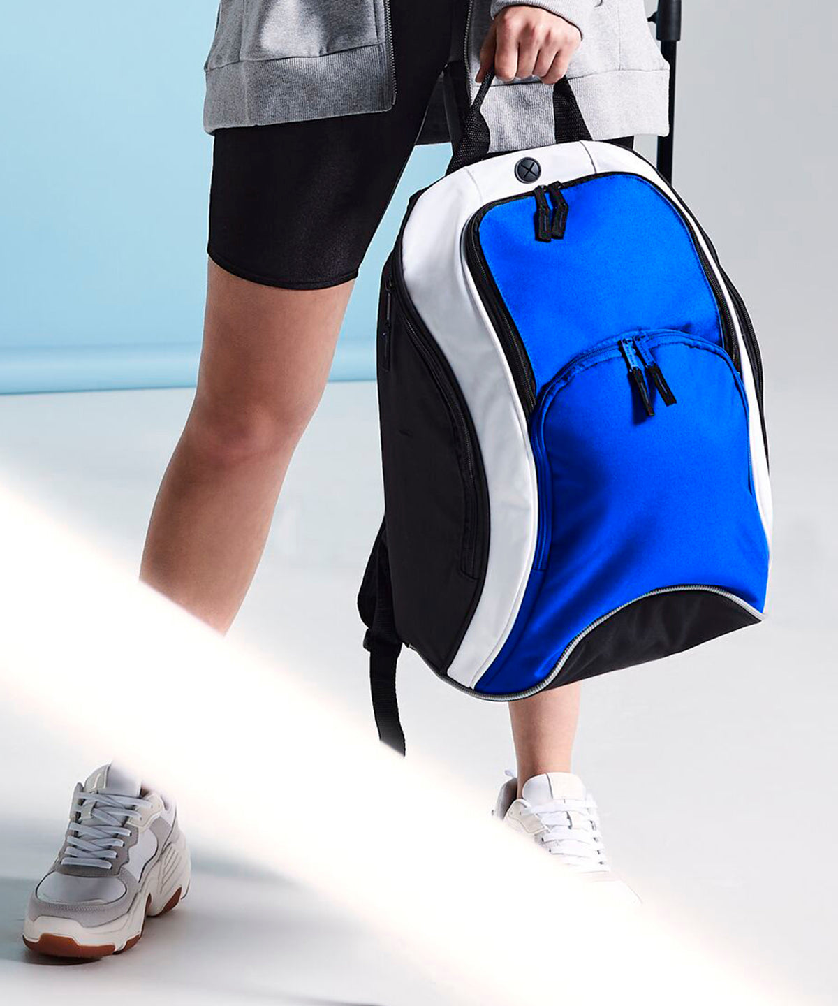 BagBase Teamwear backpack Black/Classic Red/White