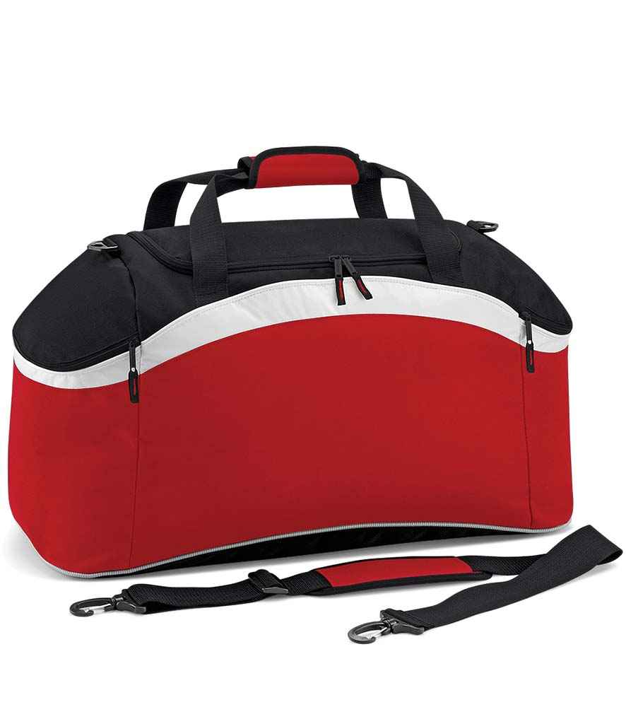 BagBase Teamwear Holdall in Classic Red/Black