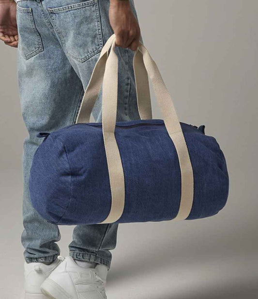BagBase BagBase Denim Barrel Bag