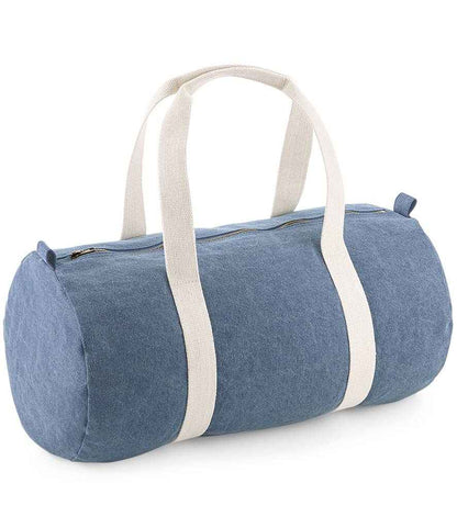 BagBase Denim Barrel Bag - model image