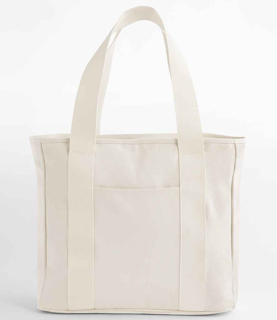 BagBase Edit Canvas Tote Bag in Natural/Natural