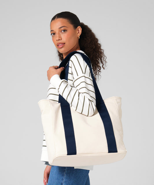 BagBase Edit canvas tote Natural/Natural