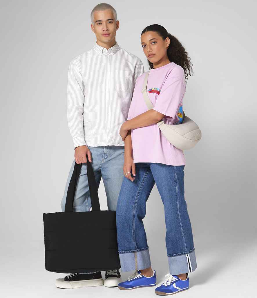 BagBase Quilted Tote Bag - model image