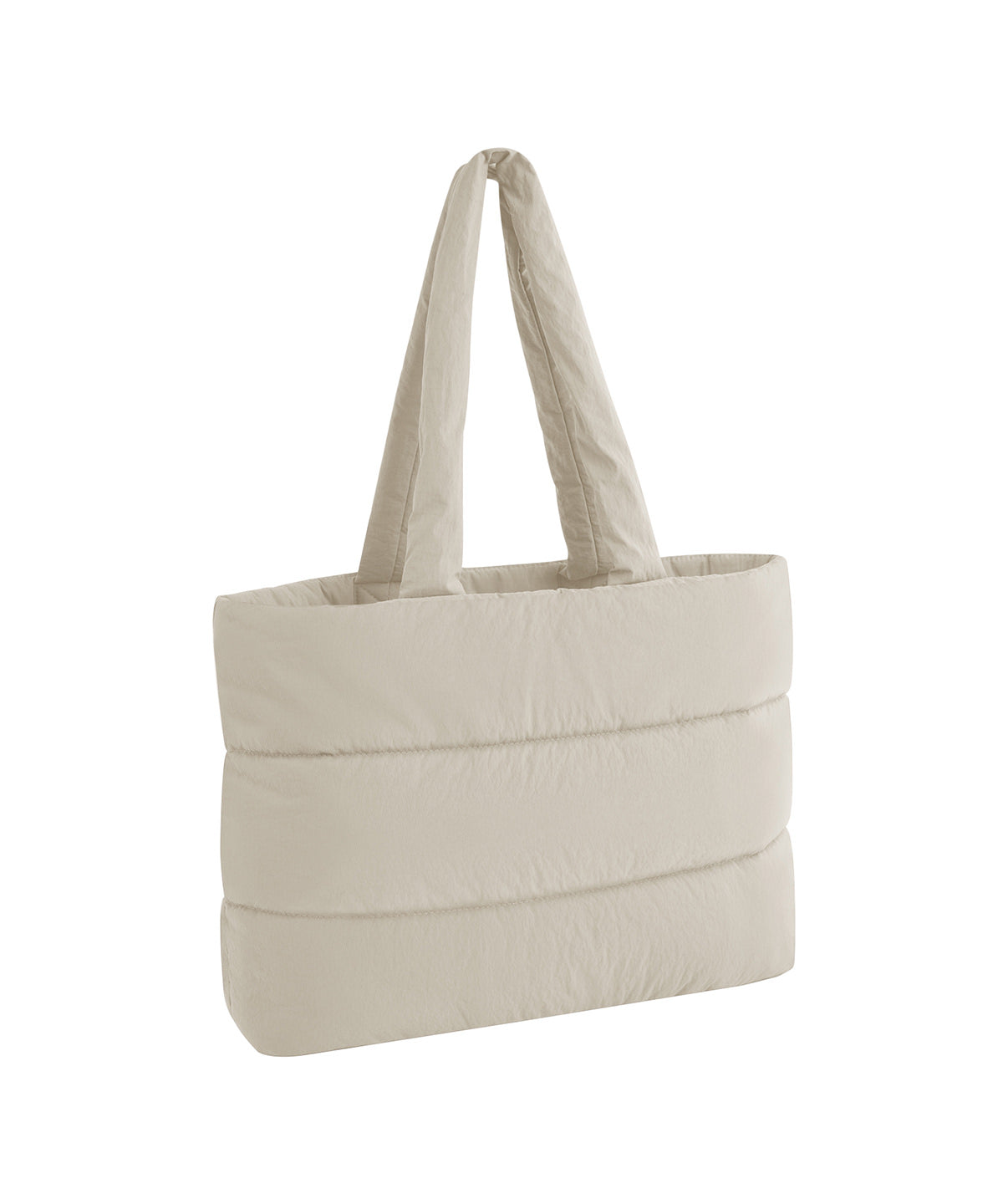 BagBase Quilted tote bag Natural Stone