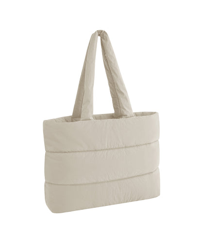 BagBase Quilted tote bag Natural Stone
