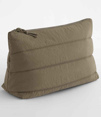 BagBase Quilted Accessory Case in Earthy Green