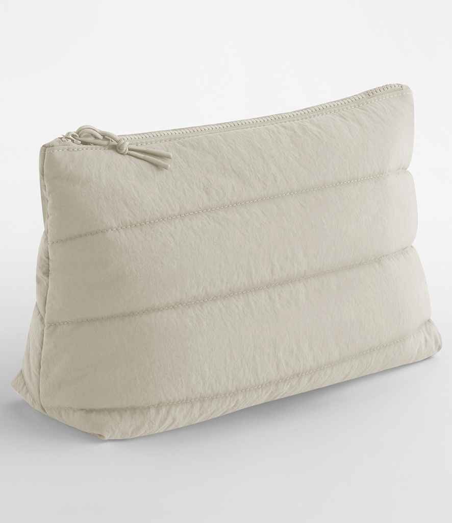 BagBase Quilted Accessory Case in Natural Stone