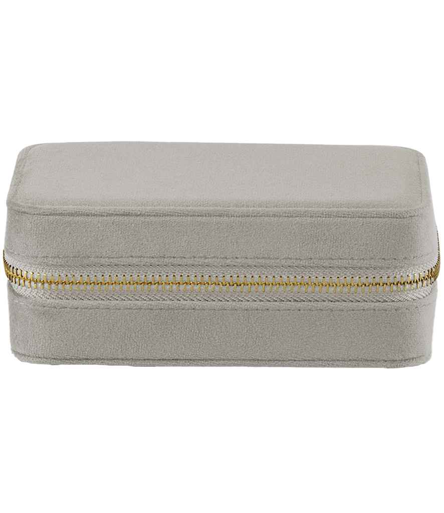 BagBase Velvet Travel Jewellery Box in Moonstone