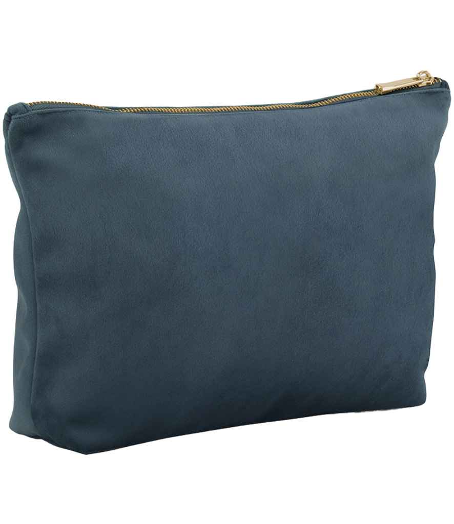 BagBase BagBase Velvet Accessory Bag Blue Topaz